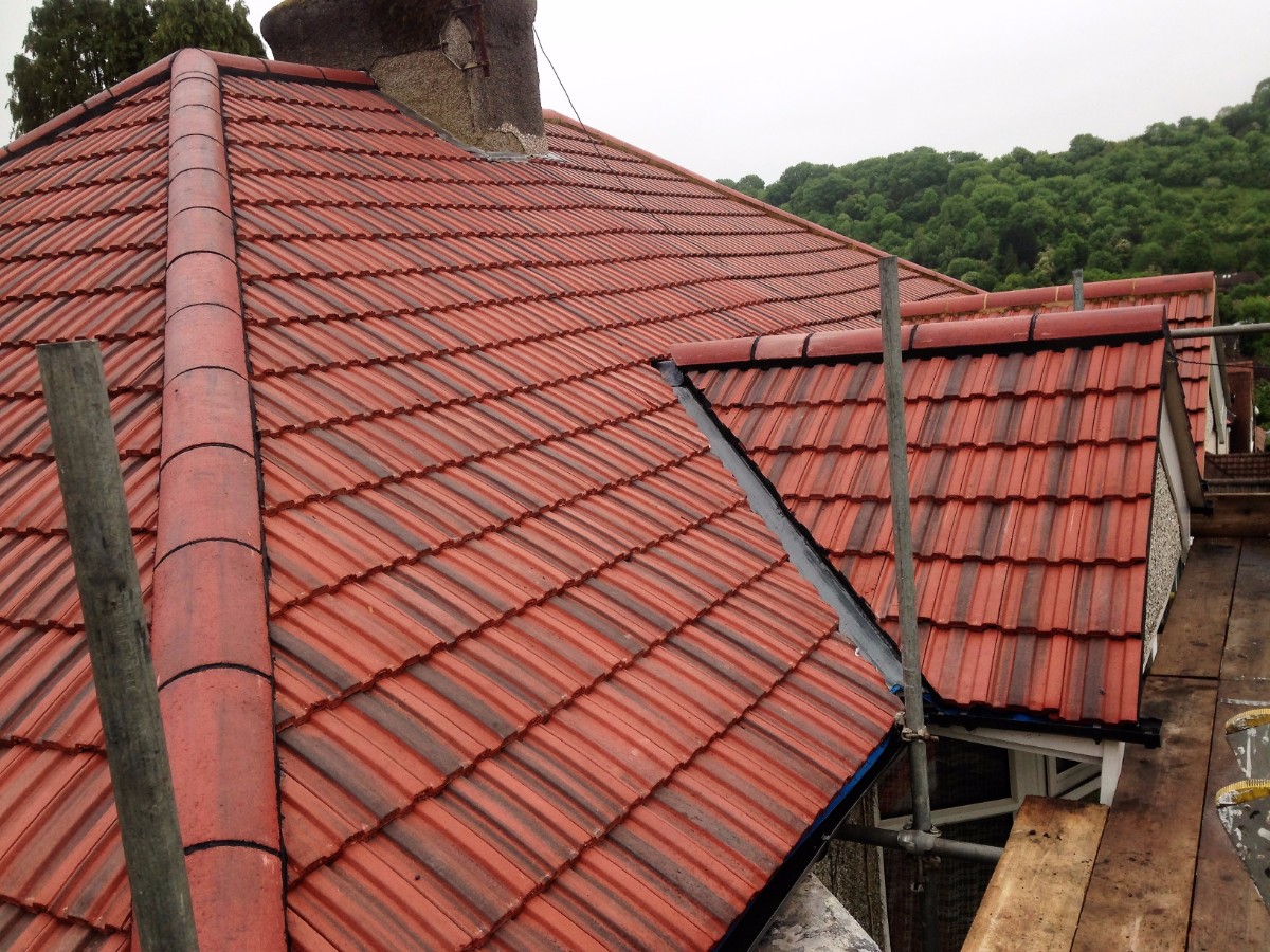 new marley old english tiled roof in kirkcaldy,fife