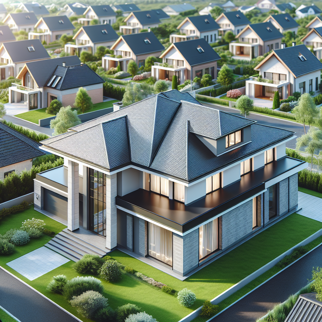 Newly installed flat roof in a Cupar house