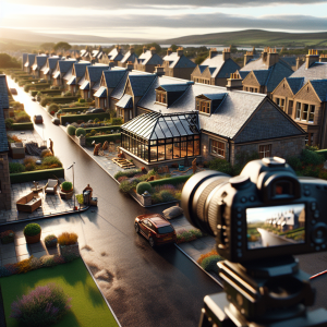 A modern home with a newly installed roof in Dunfermline