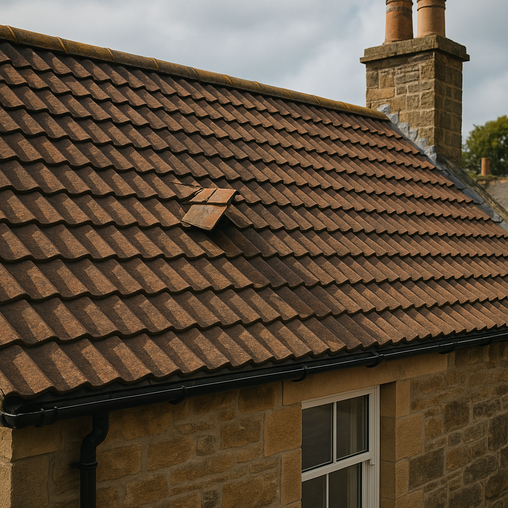 slipped roof tile Windygates