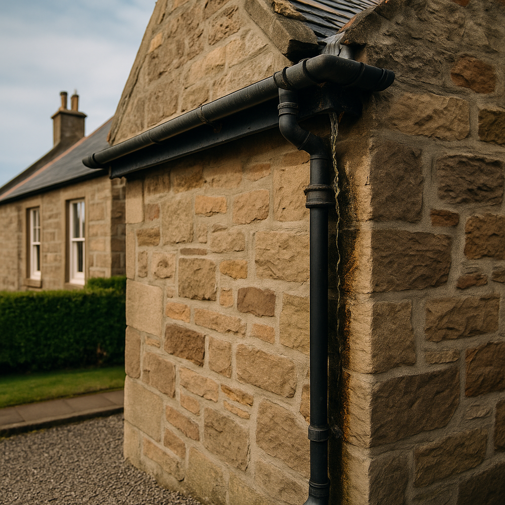 downpipe and gutter repairs Monifieth