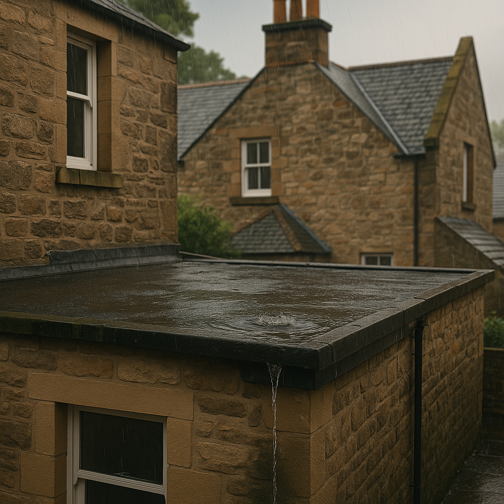 flat roof leak Cowdenbeath
