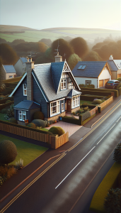 A newly installed roof on a beautiful home in Fife