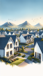 A scenic view of a roof in Glenrothes