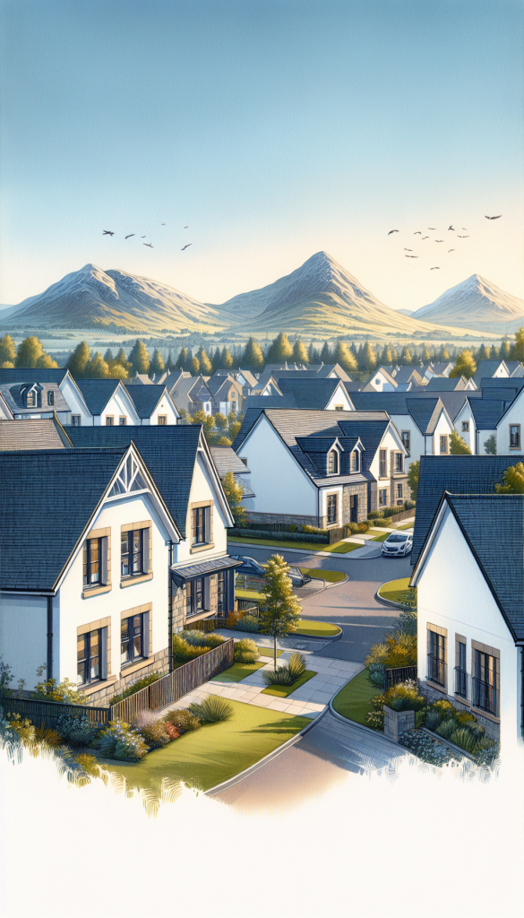 A scenic view of a roof in Glenrothes