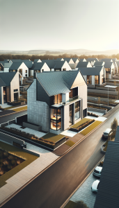 A house in Fife with a newly installed roof