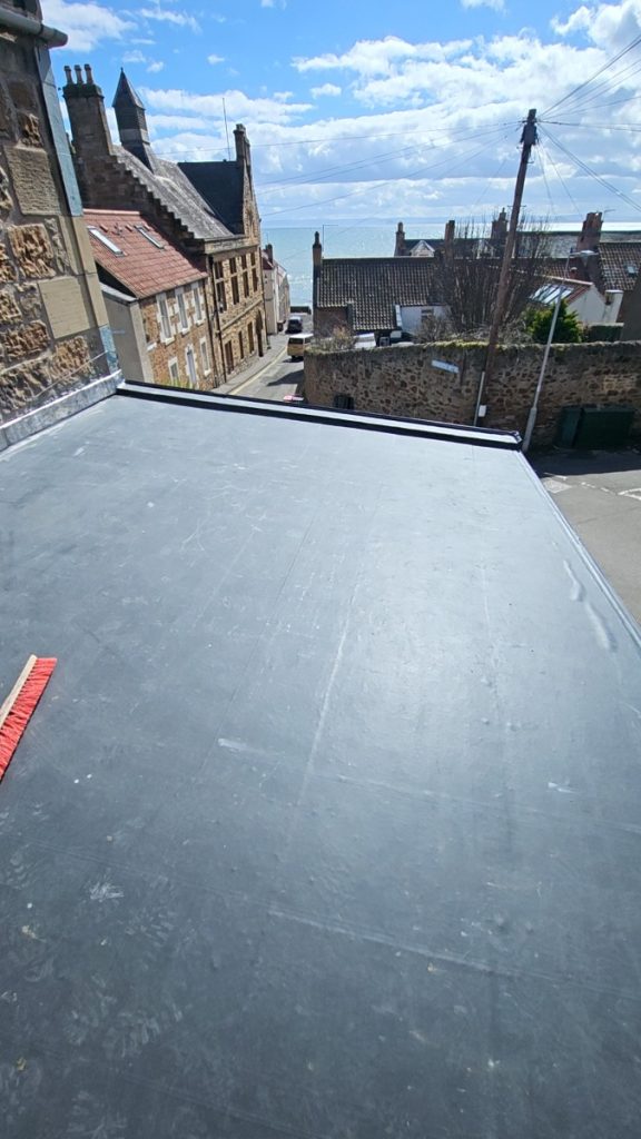 Anstruther rubber EPDM flat roof replacement