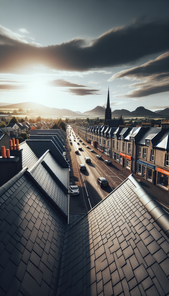 Asphalt roof shingles in Oakley, Fife