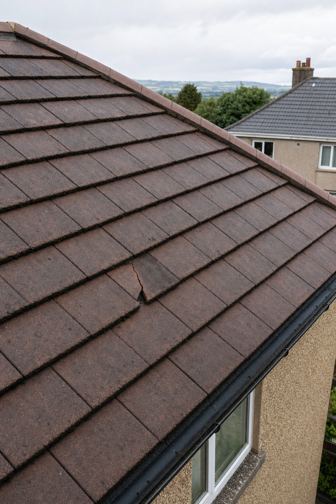 cracked roof tile repair dollar