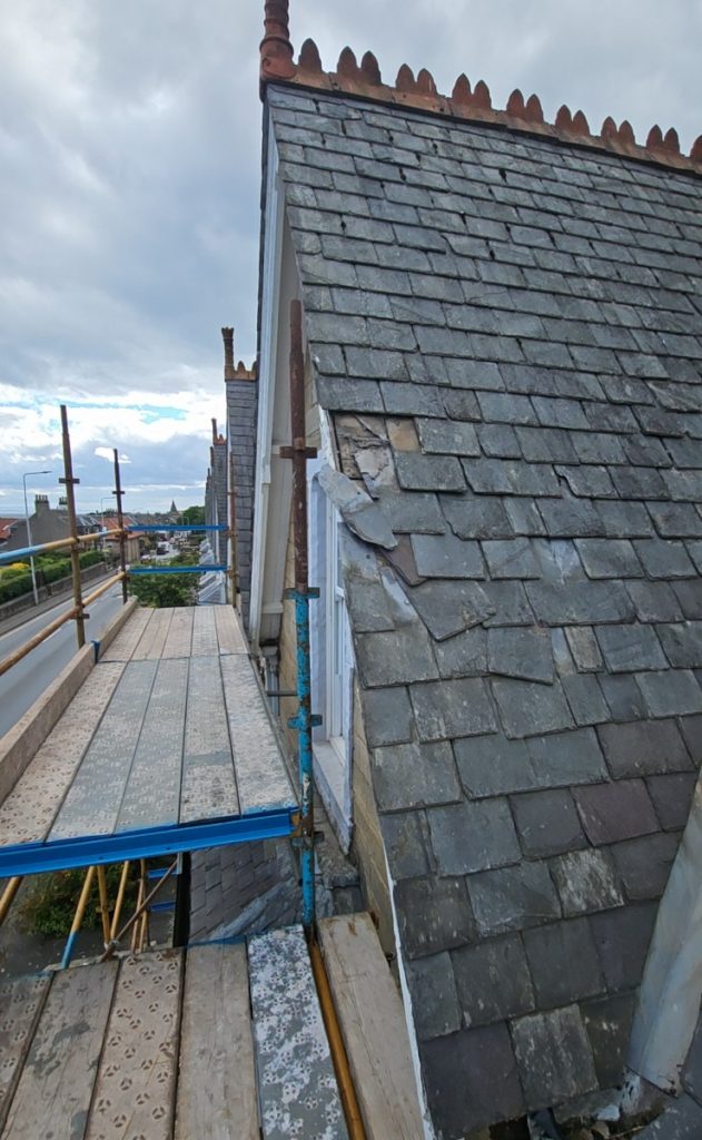 slate roof repair Anstruther